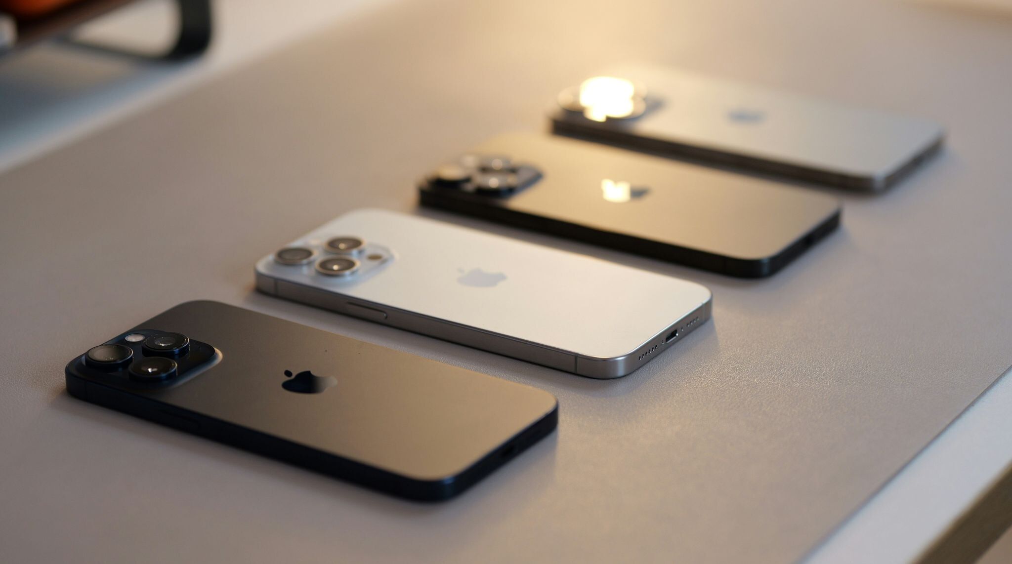 Différents modèles d’iPhones