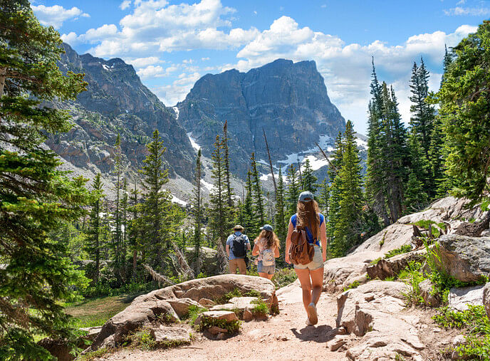 Hike in Colorado, US