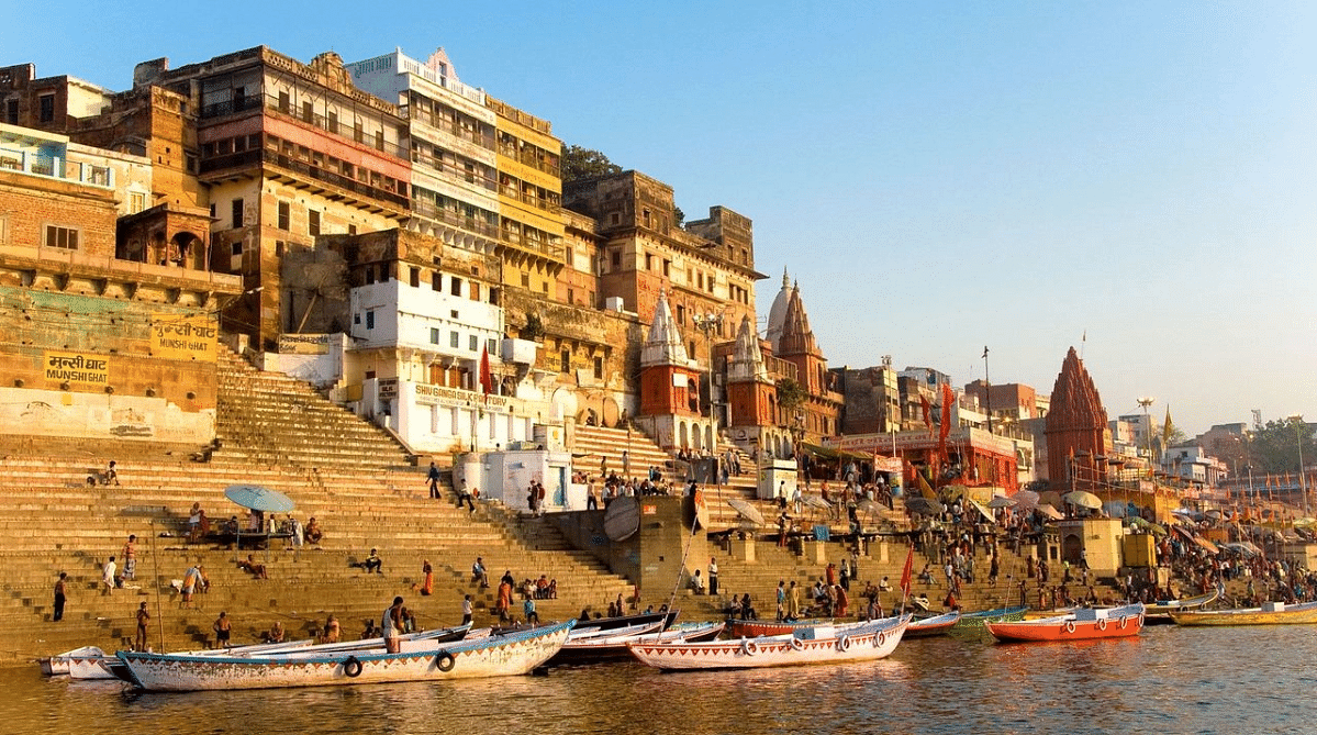 Ghats in Varanasi, India