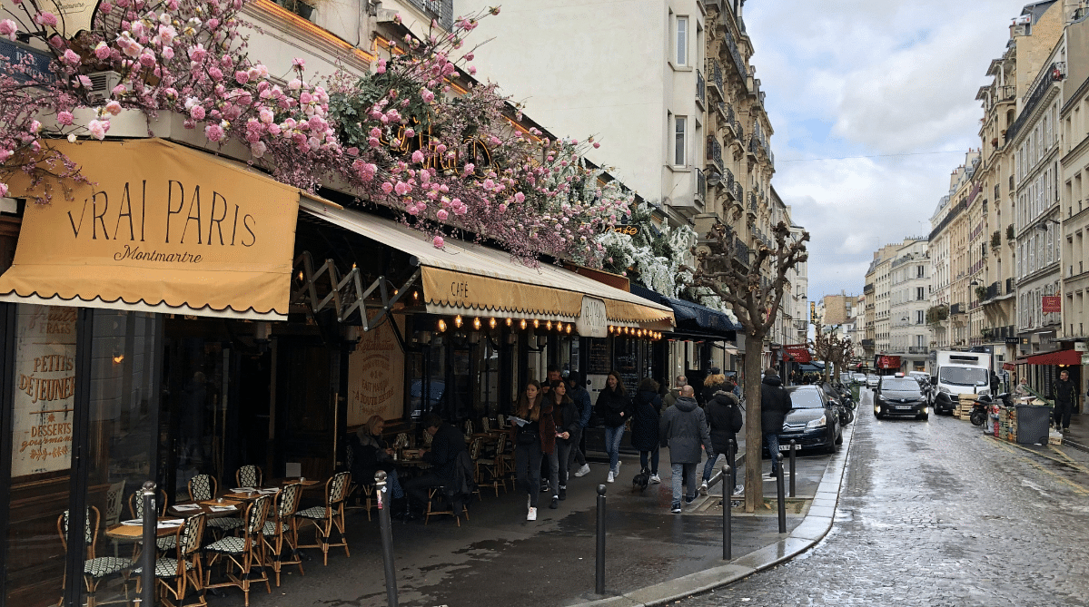 Bistro in Paris, France
