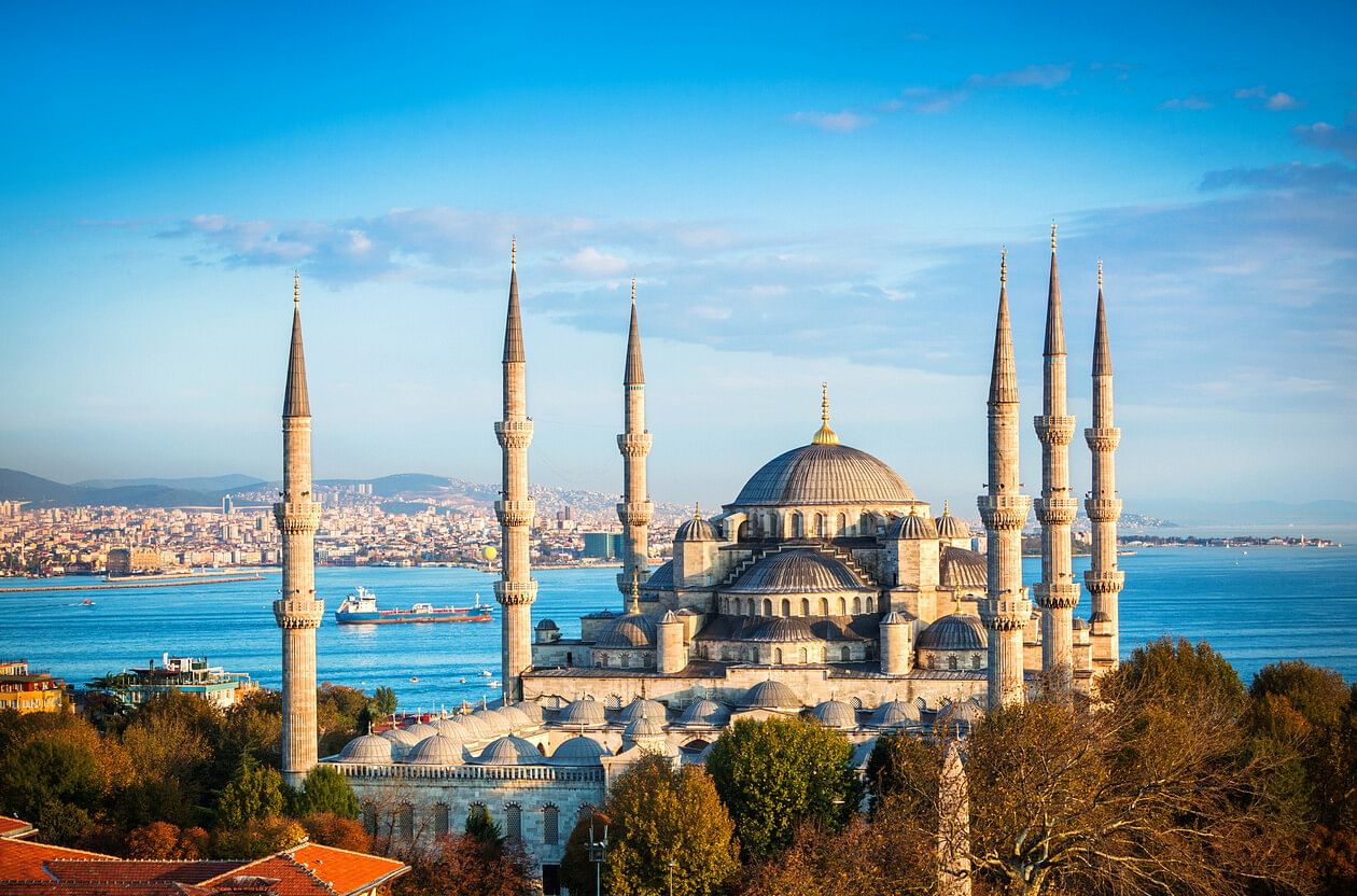 April-Wetter in Istanbul in der Türkei