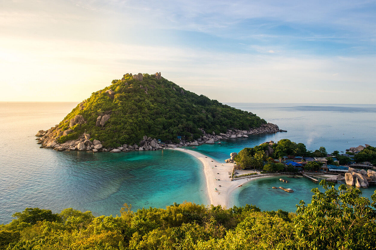 Inseln in Mai-Wetter in Thailand
