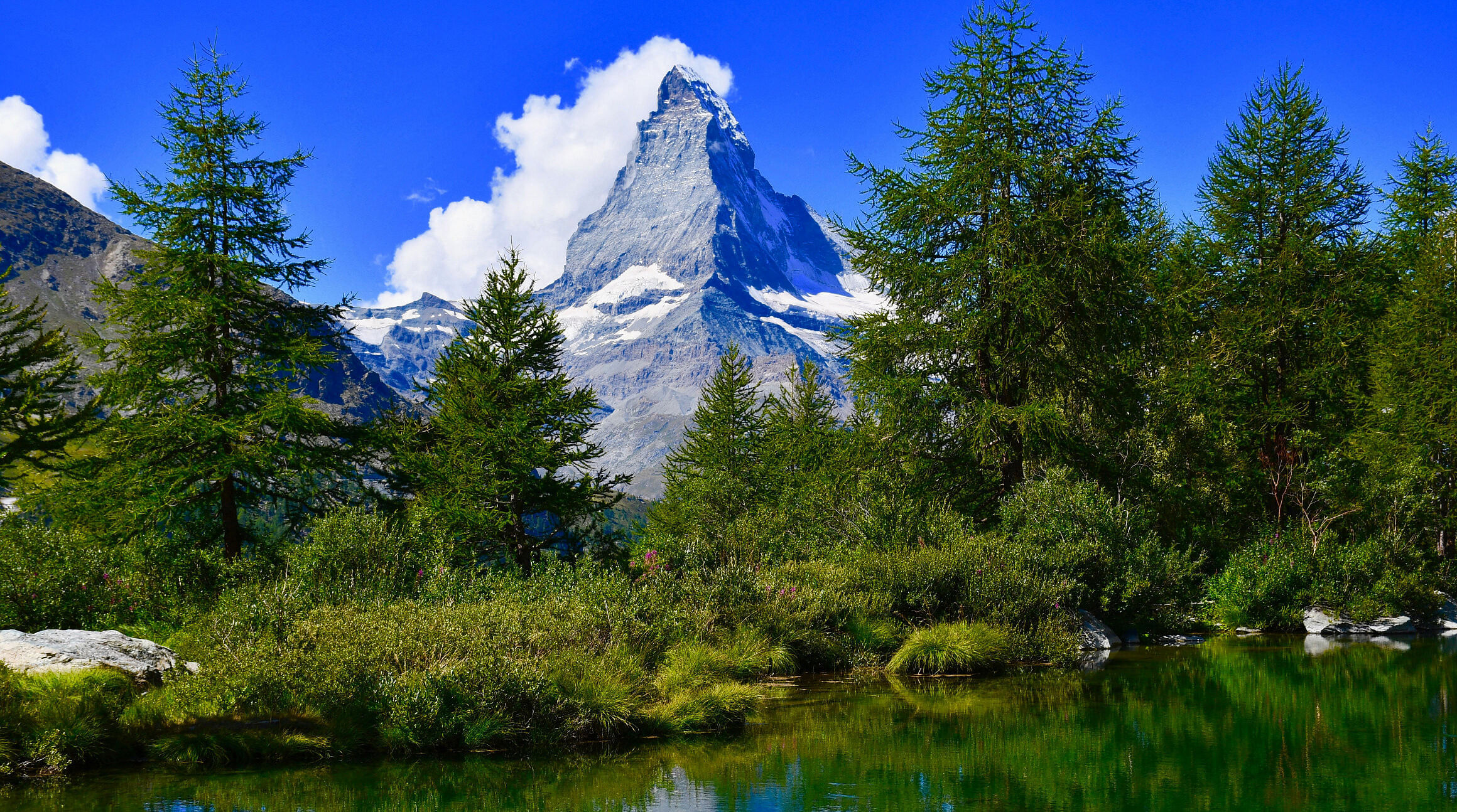 View of the Matterhorn in Zermatt, Switzerland