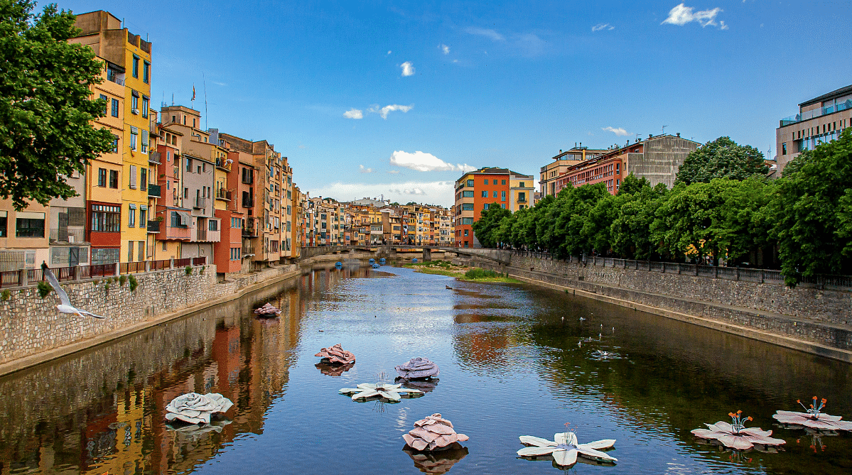 River in Girona, Spain
