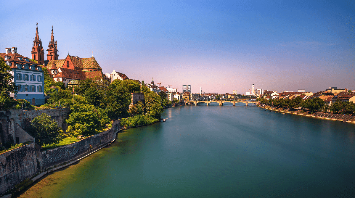 River in Basel, Switzerland