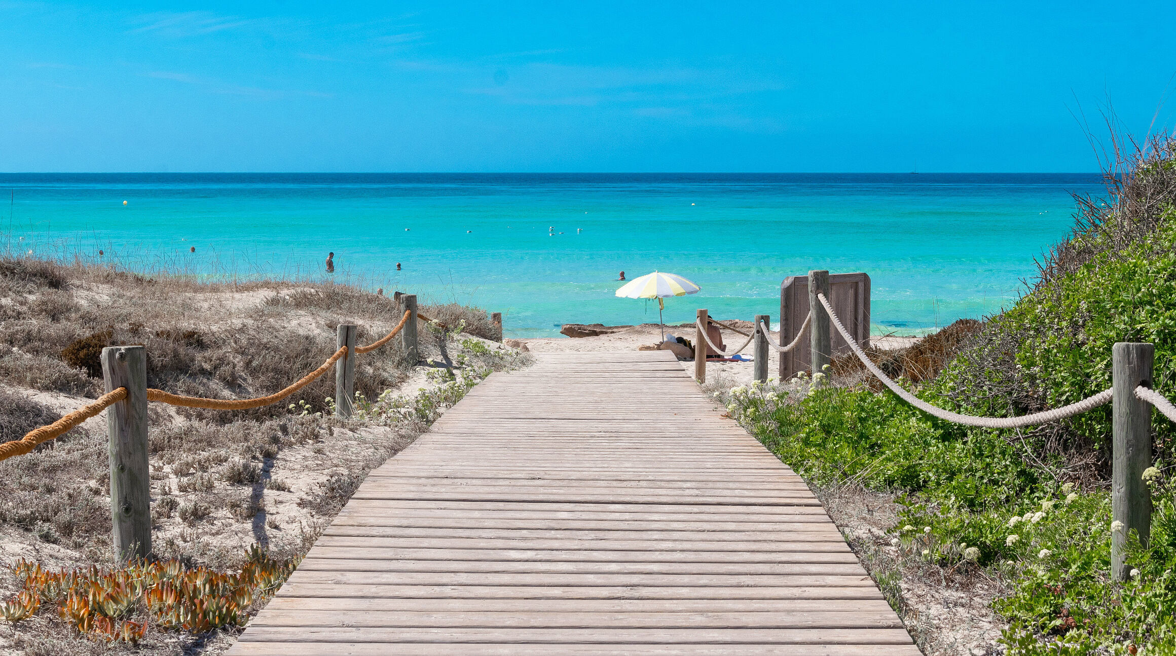 Beach in Formentera, Spain