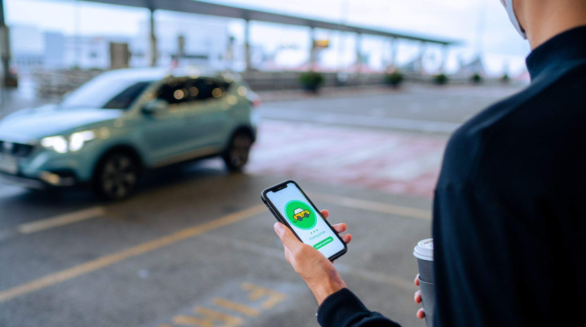 utiliser sa connexion mobile pour utiliser grab (app de taxi) en thailande