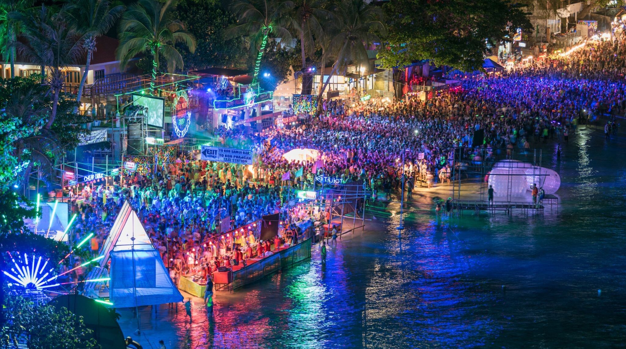 full moon party special nouvel an a koh phangan