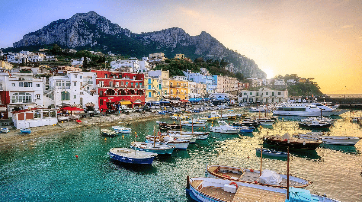 Marina in Capri, Italy