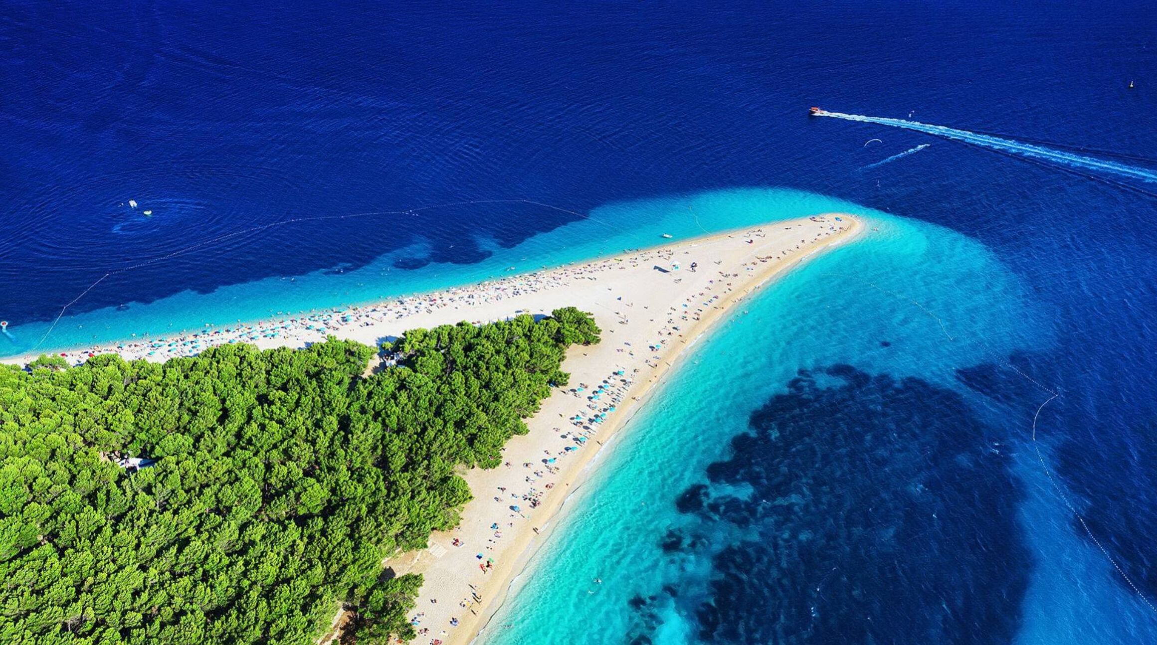 Zlatni Rat Golden Horn beach Croatia