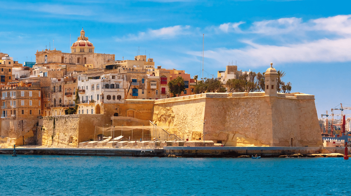 Ancient fortifications in Valletta, Malta