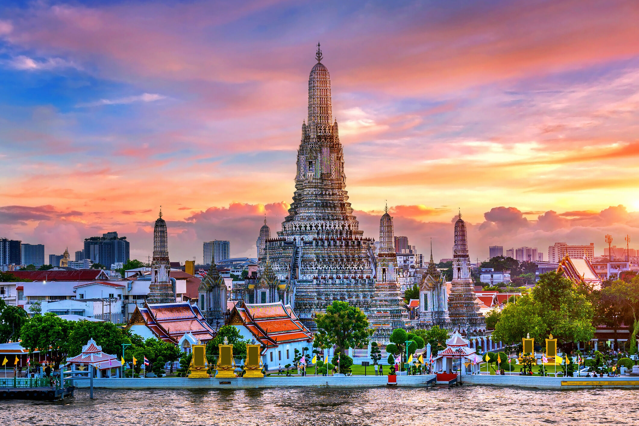 Bangkok in Thailand im Sommer