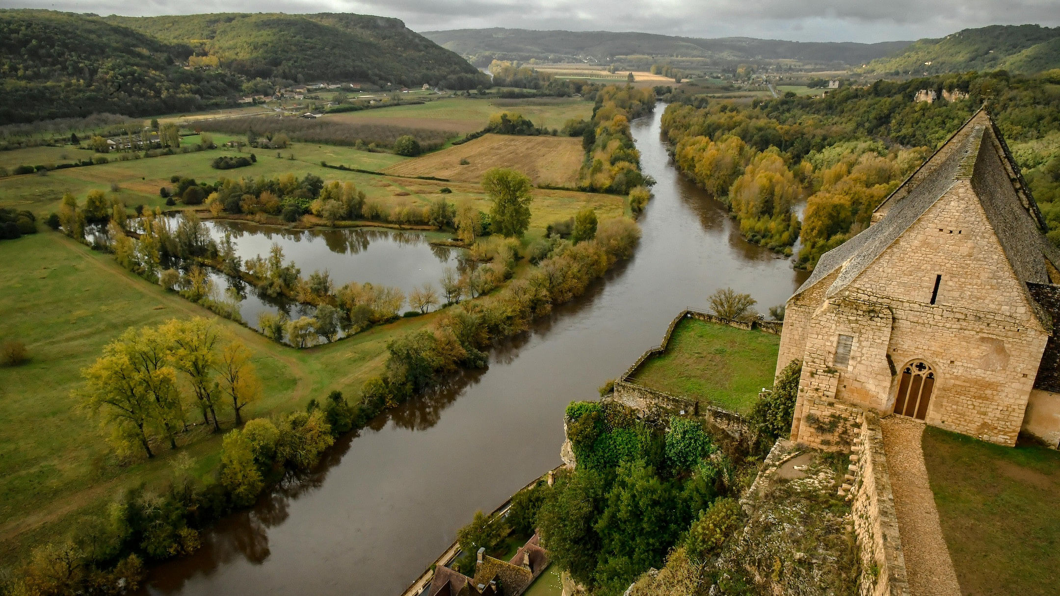 The Dordogne region of France during autumn