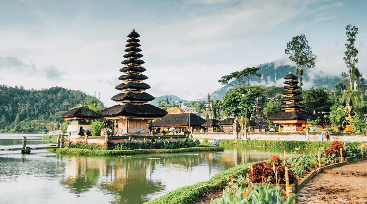 Pagoda in Bali, Indonesia