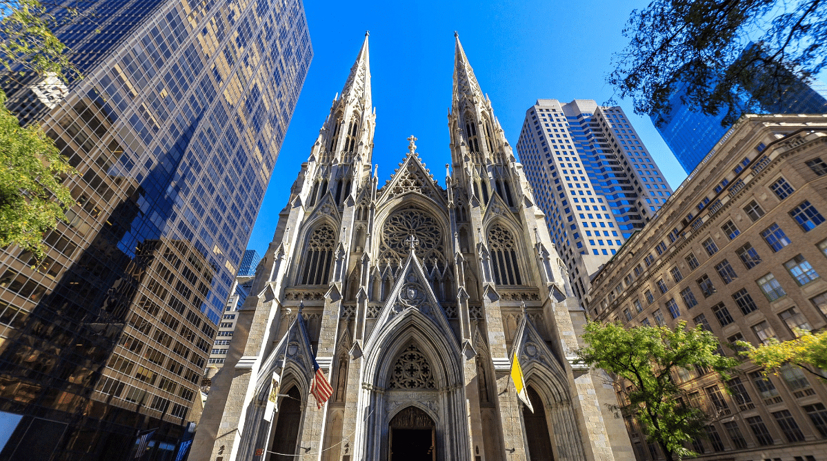 Exterior of St. Patrick's Cathedral, New York City