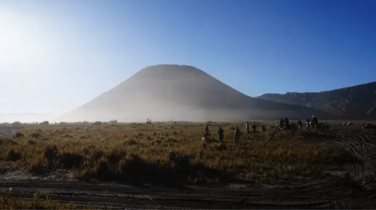 Sea of Sand near Mount Bromo