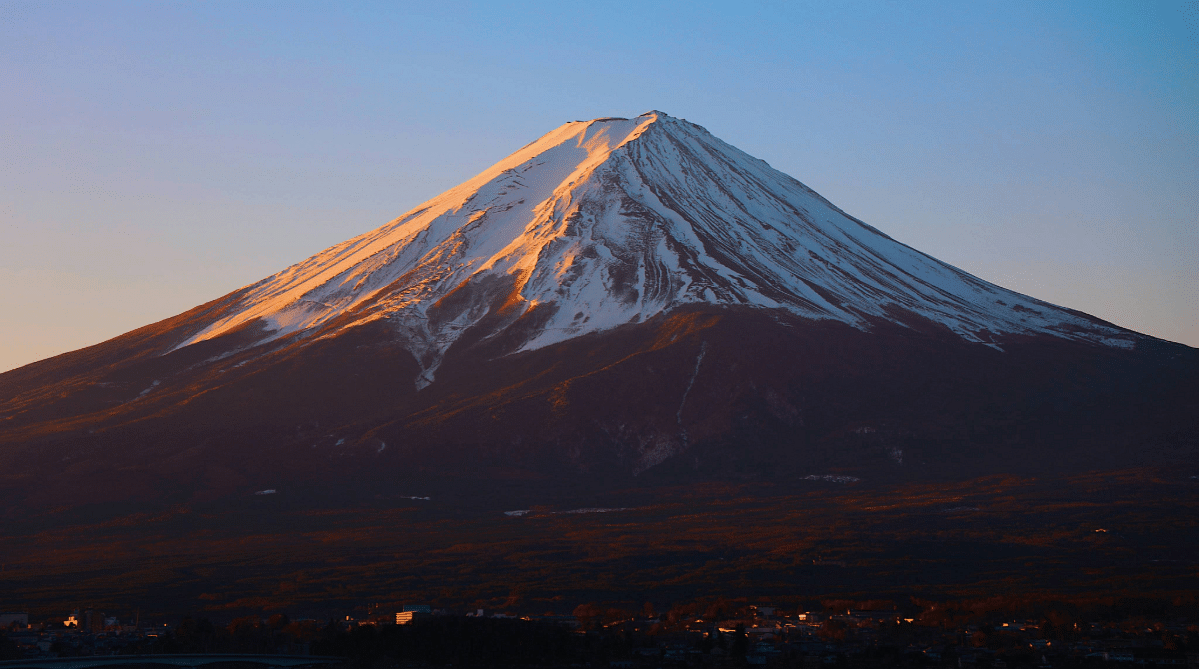 Mount Fuji at sunrise