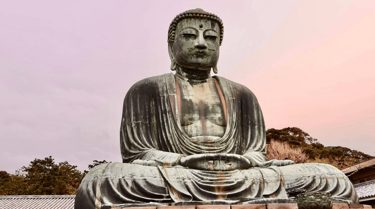 Great Buddha statue at Kotokuin Temple