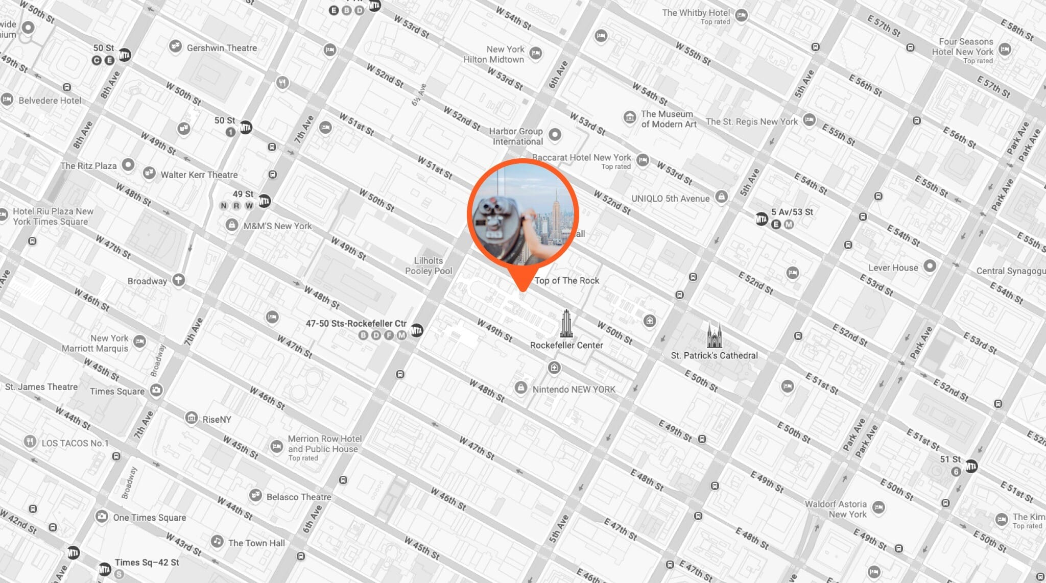 Google Maps Top of the Rock