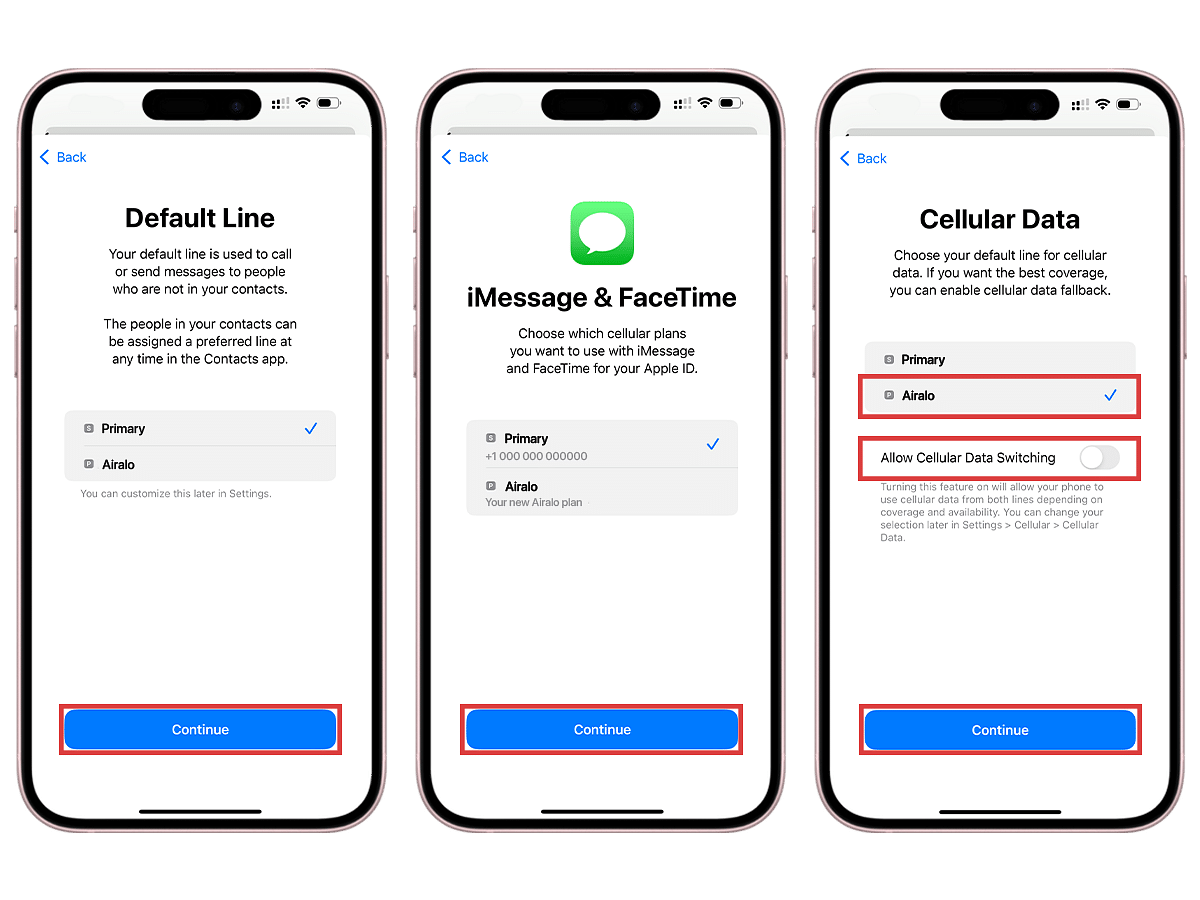 Installing Airalo eSIM on iPhone -  Manual Method Step 4