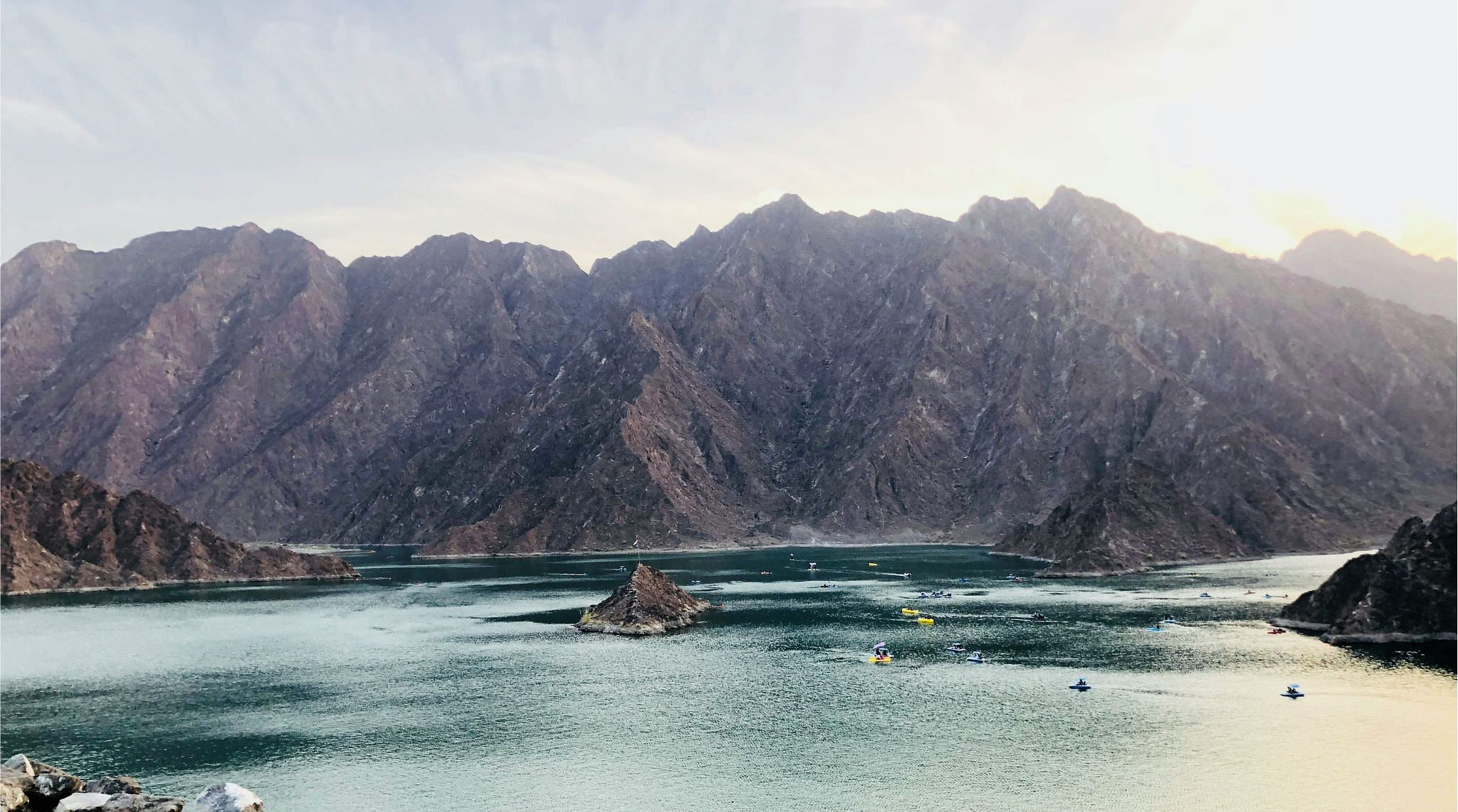 Kayaking in Hatta, UAE