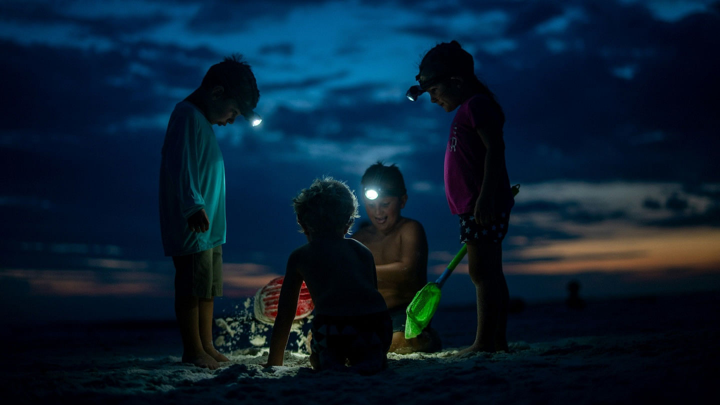 Bring the kids to a beach for an organized volunteer clean-up event