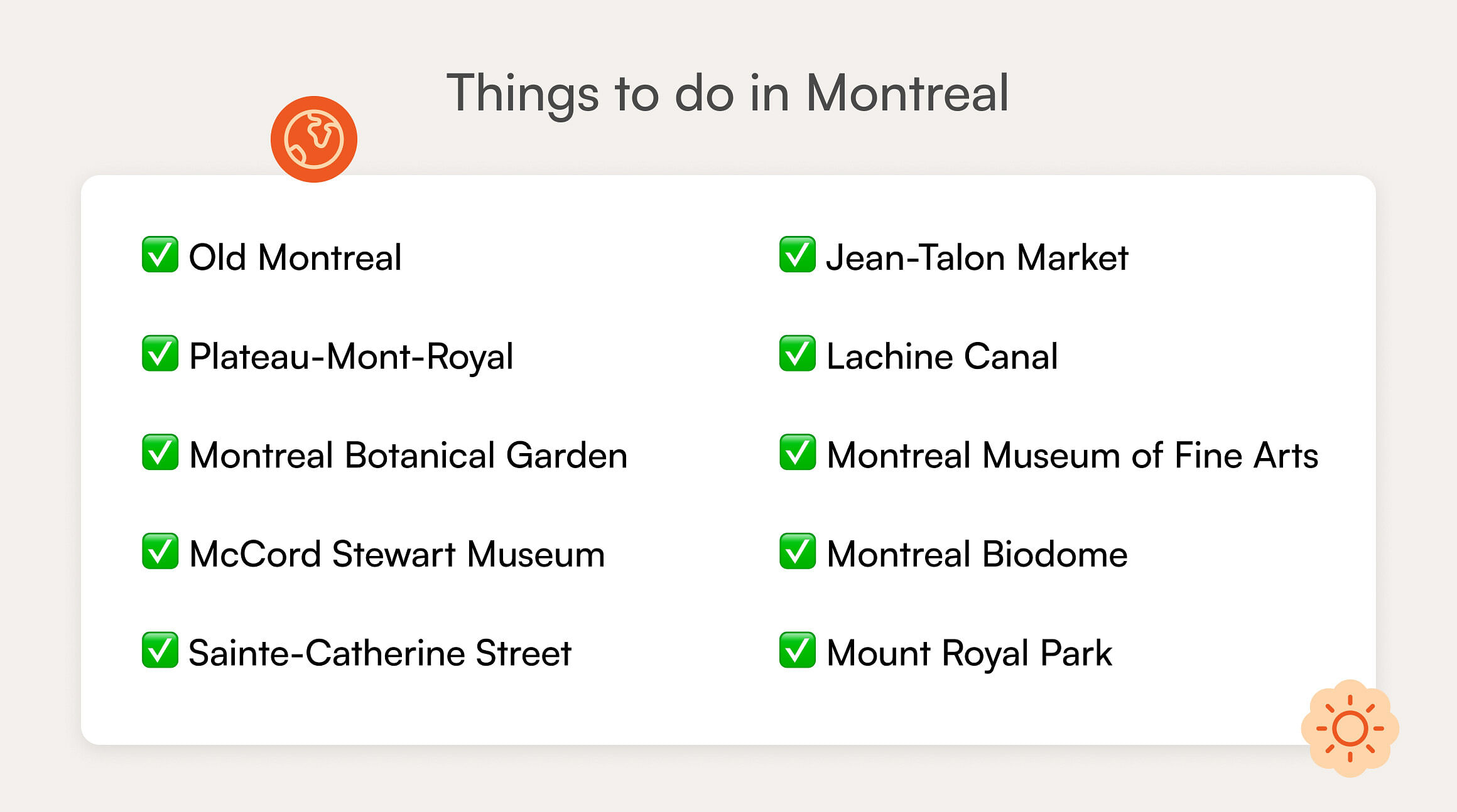 Things to do in Montreal