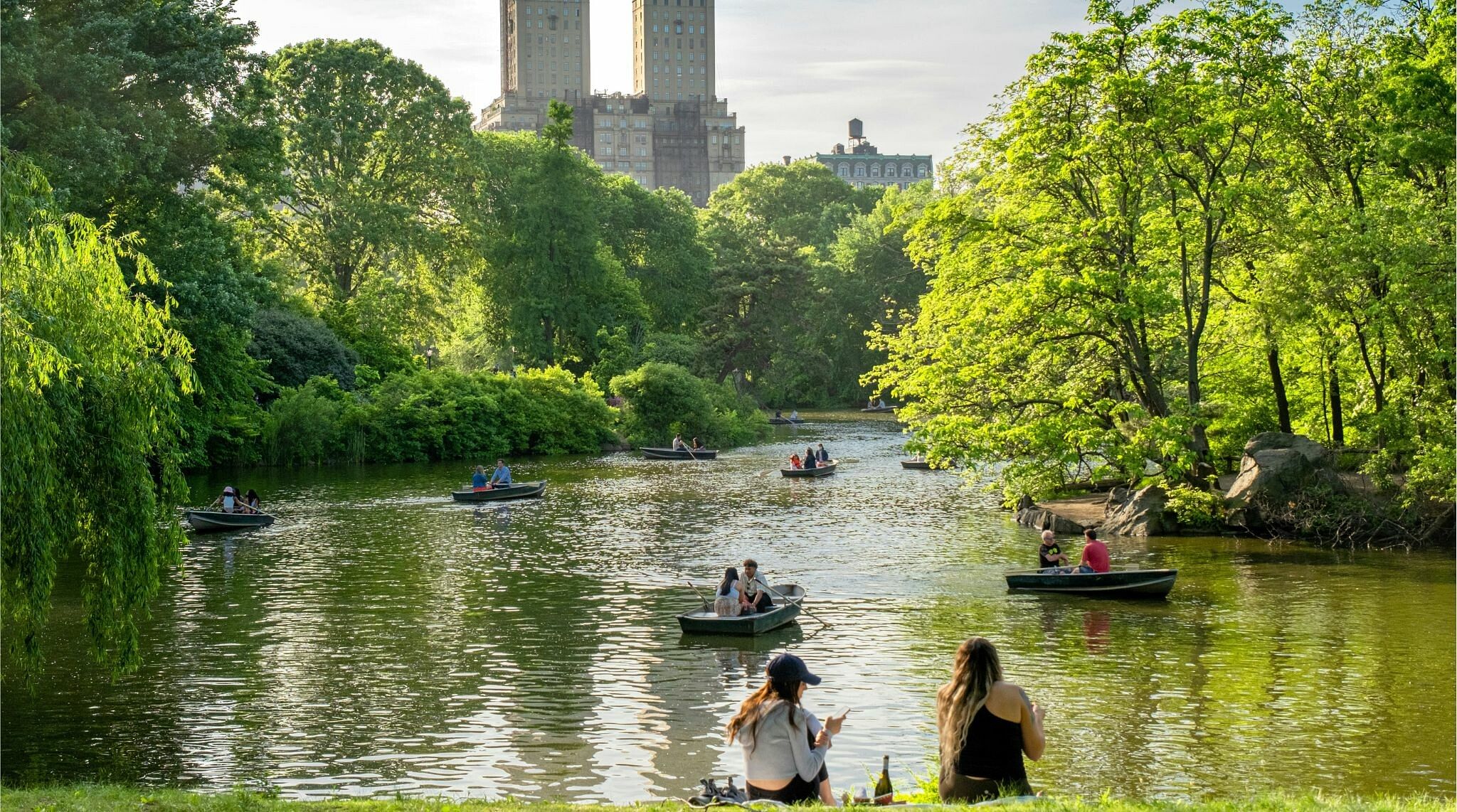 Central Park durante o verão 