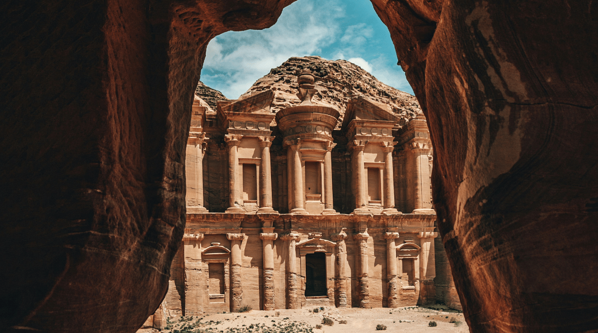 Ad Deir Monastery in the ancient city of Petra, Jordan