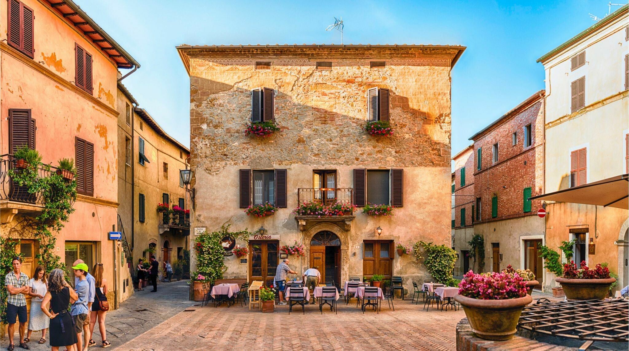 Praça na Toscana