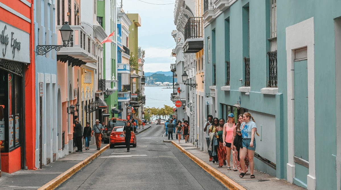 Street in Old San Juan, Puerto Rico