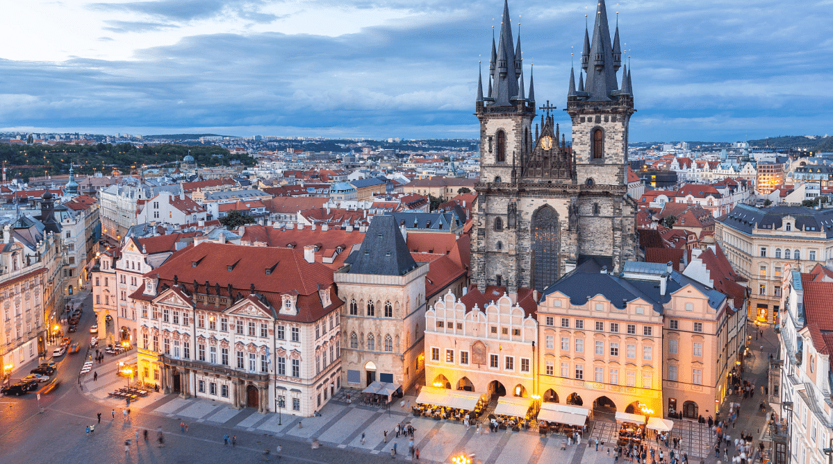 Old Town square in Prague