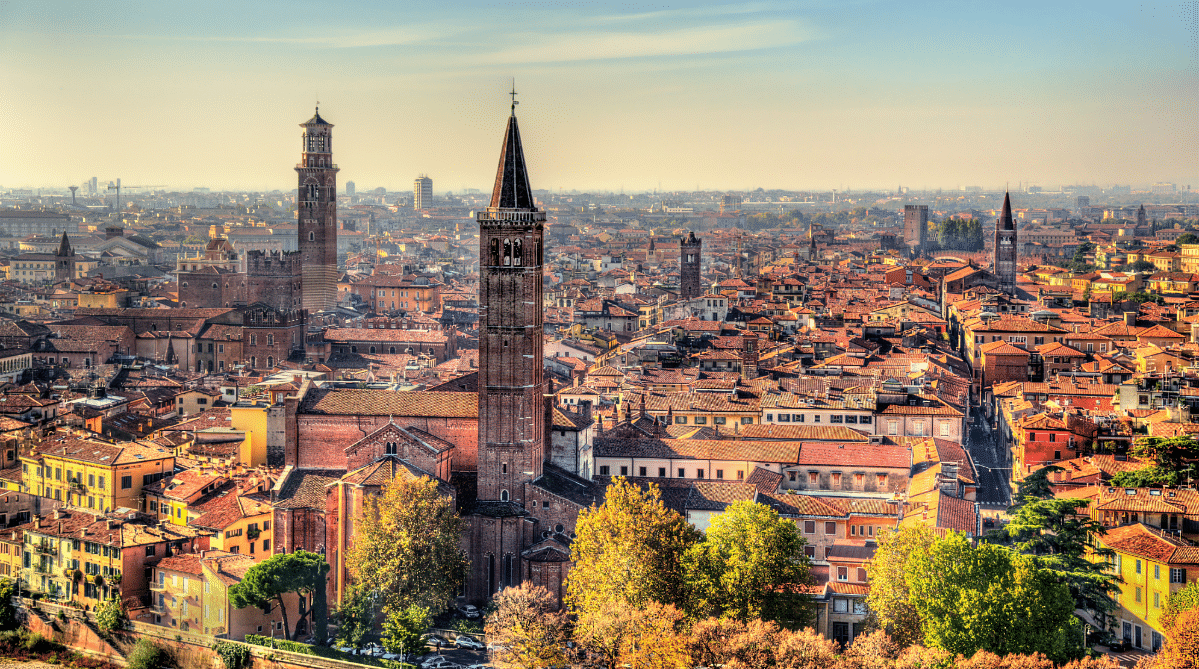 View of Verona's historic center