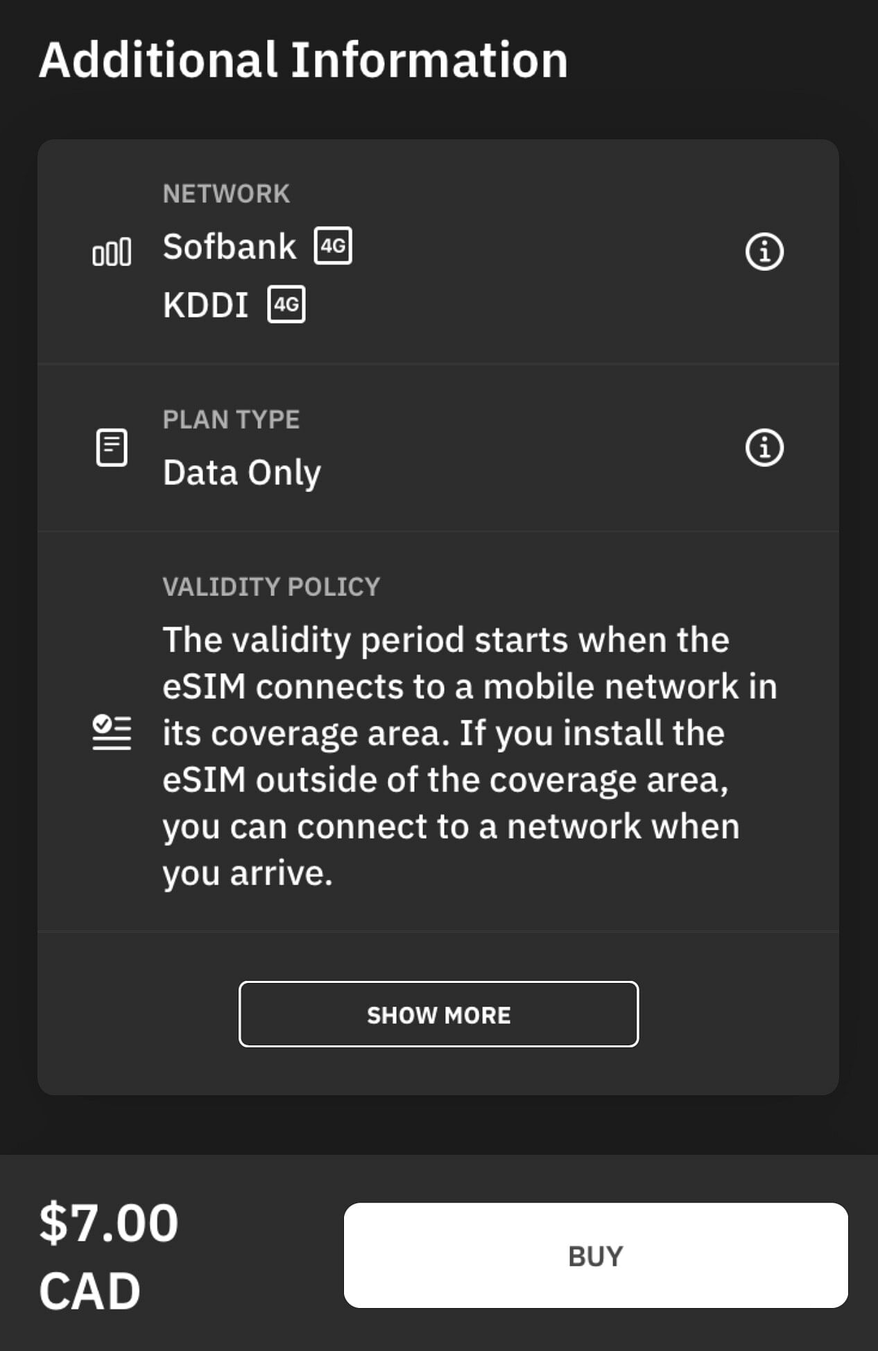 How to discover if an eSIM is data-only or not