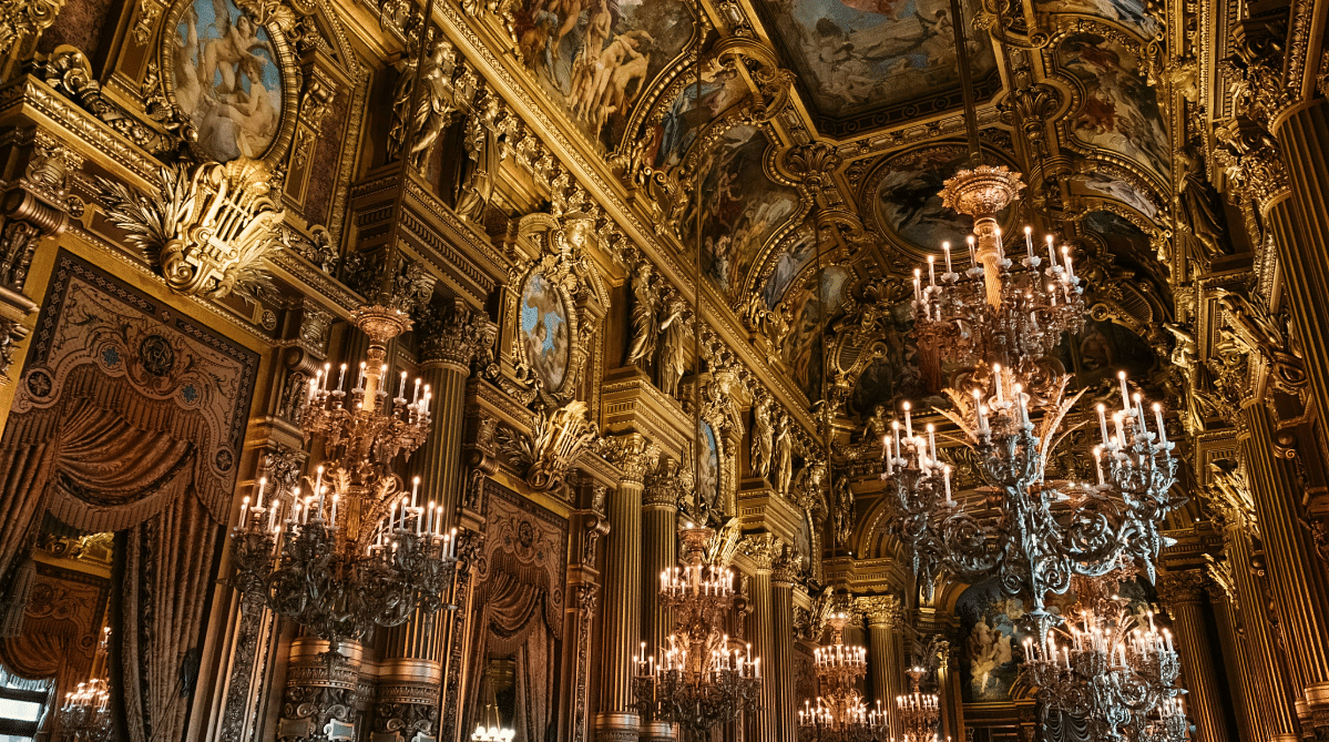 Interior of Palais Garnier, Paris