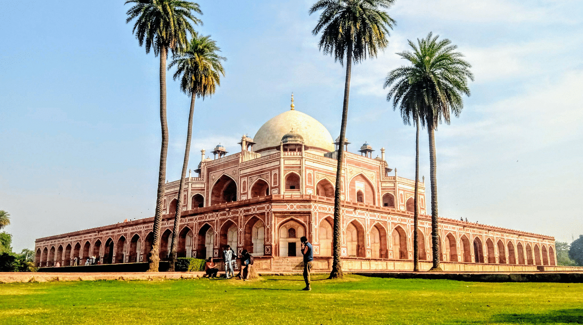 Exterior if Humayun's Tomb in Delhi, India