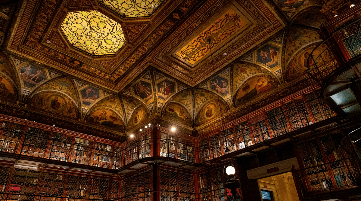 Inside the Morgan Library and Museum, New York City