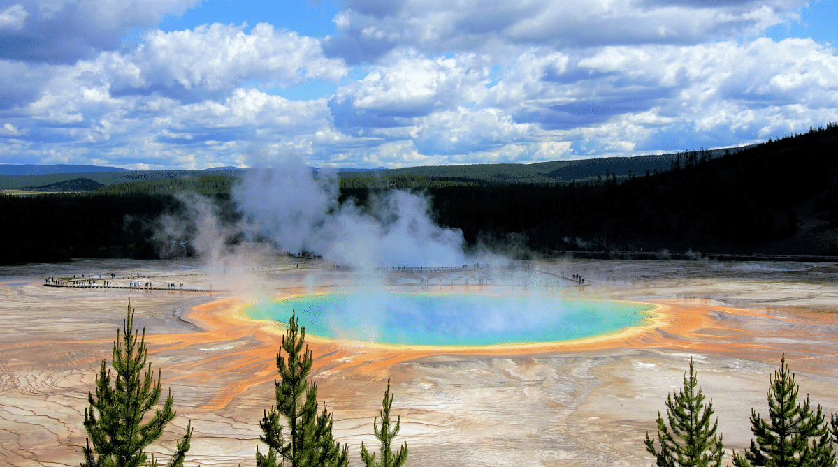 The Great Prismatic Spring, Yellowstone National Park