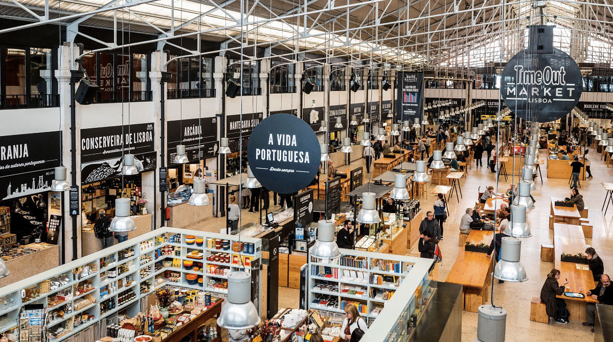 Inside Time Out Market, Lisbon
