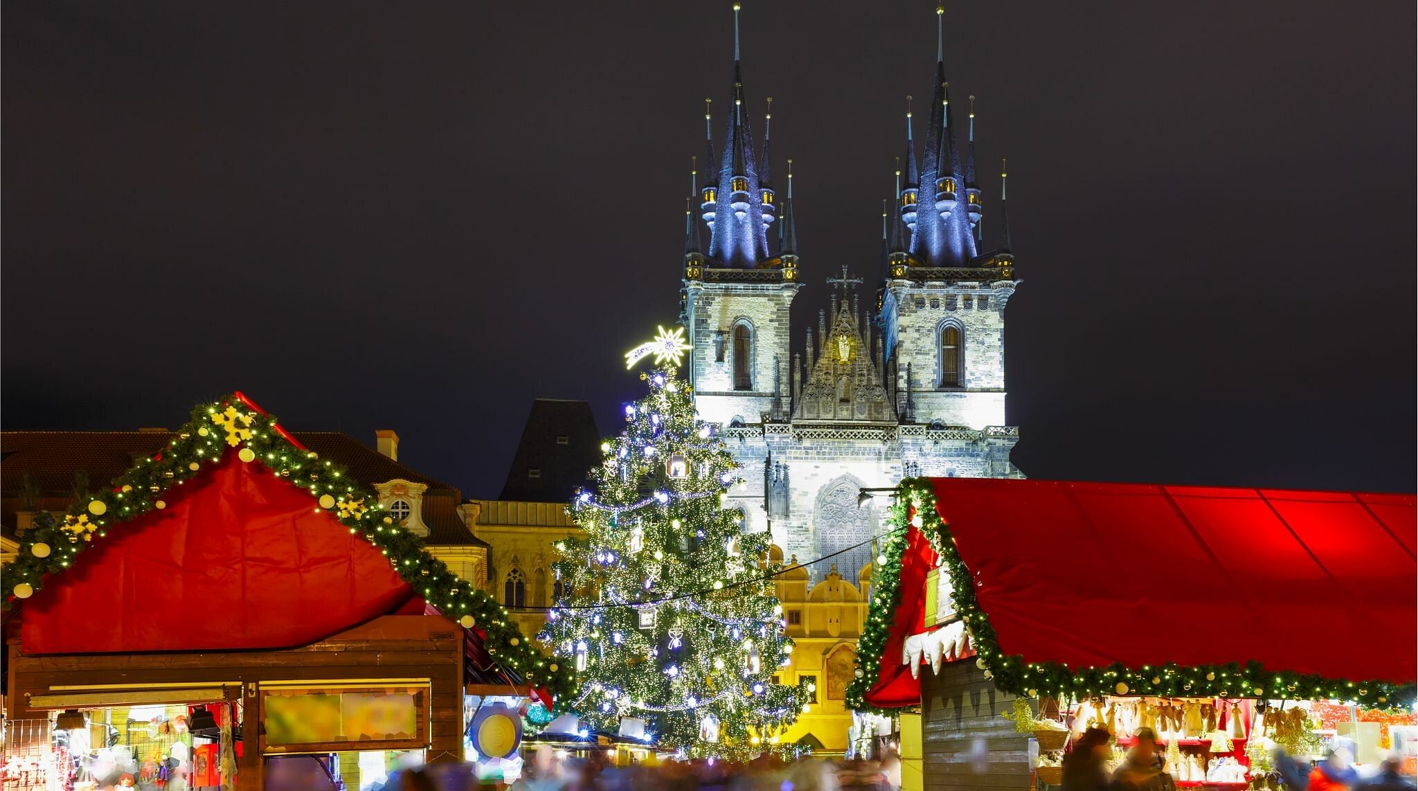 Inverno/Natal em Praga, República Tcheca/Tchéquia