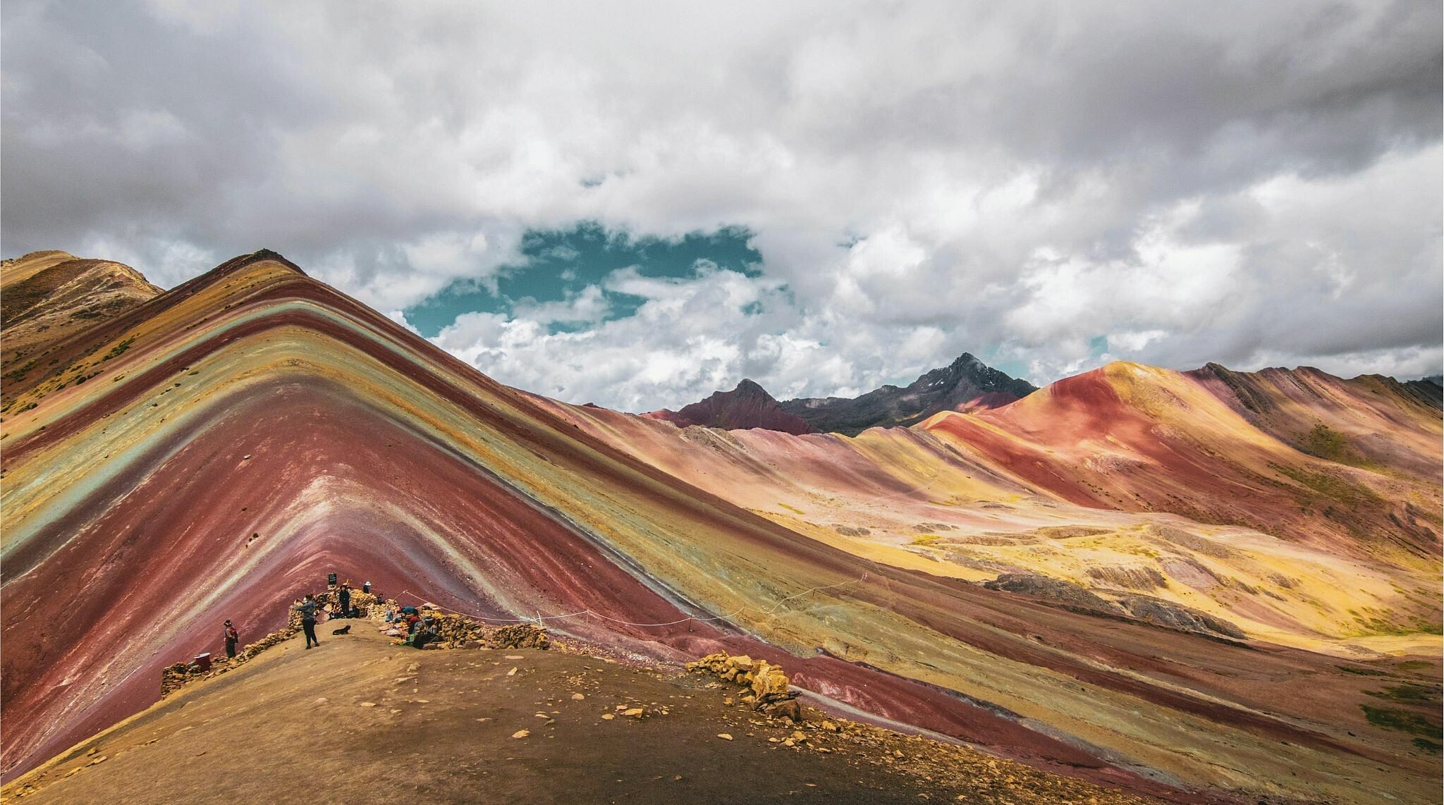 Rainbow Mountain, no Peru