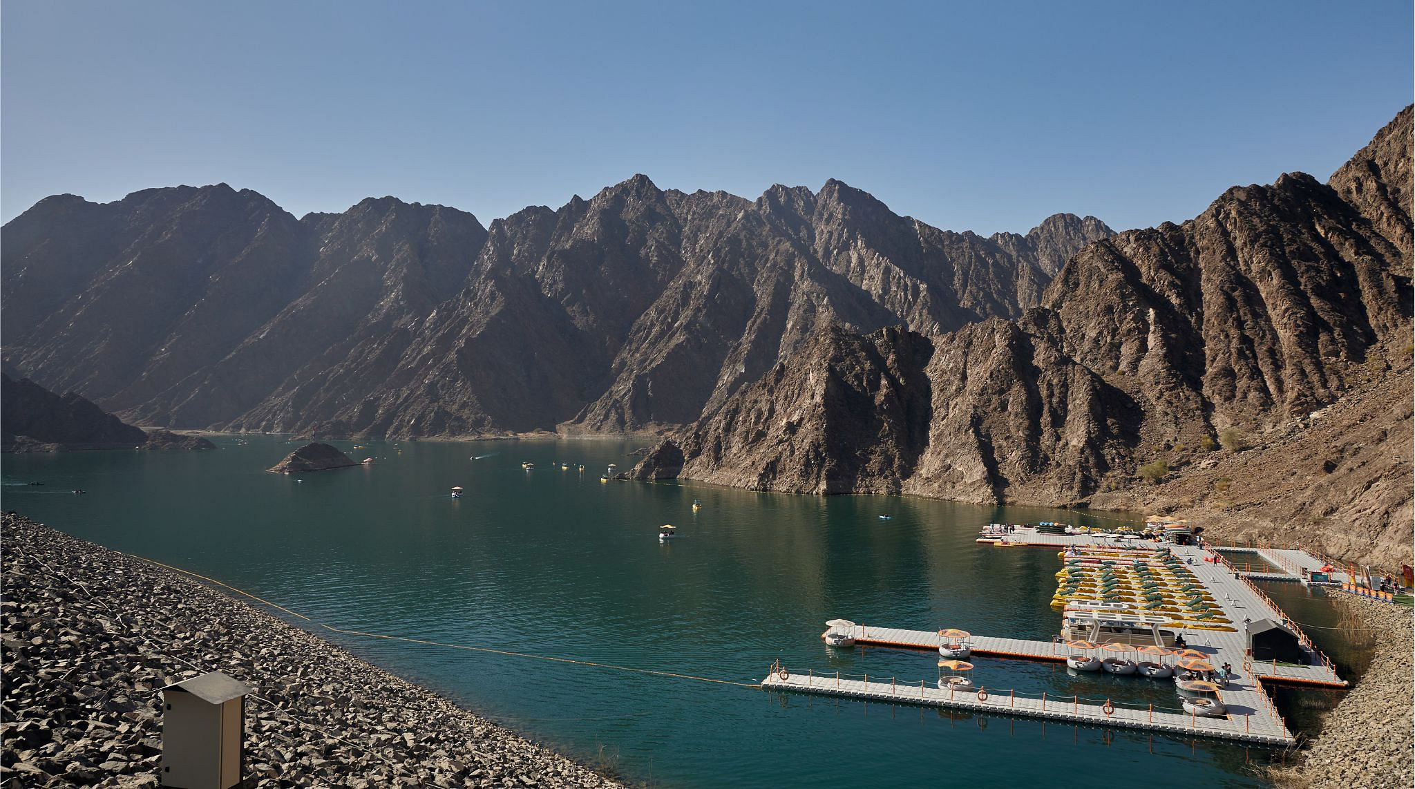 Hajar Mountain in Hatta