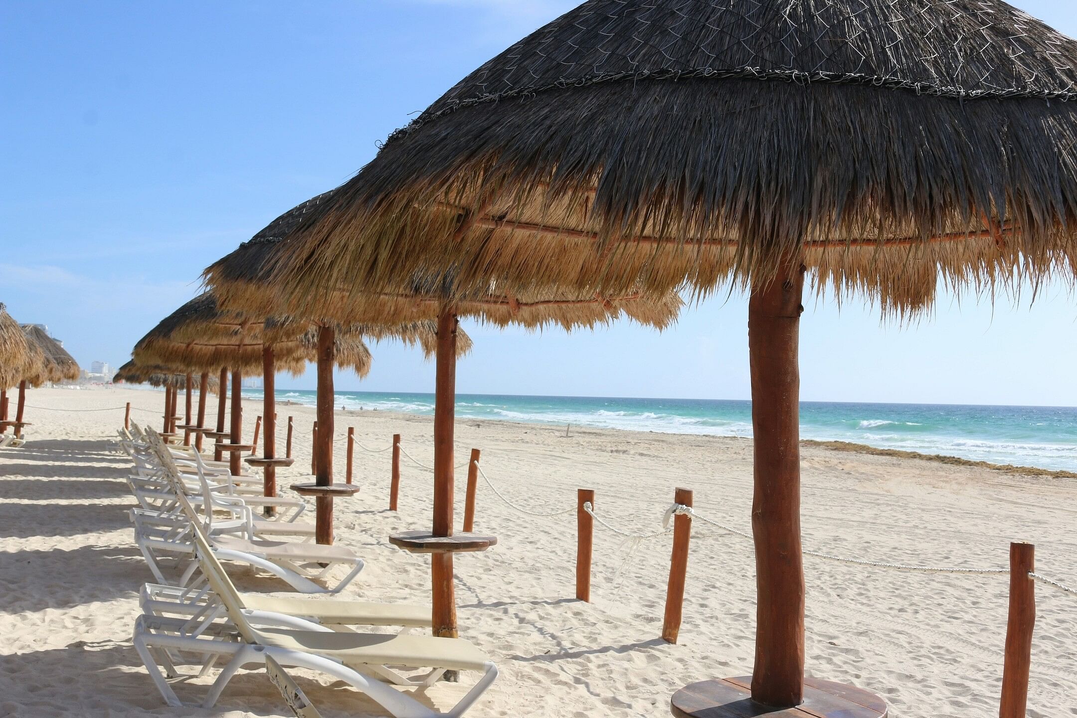 Beach in Cancun, Mexico