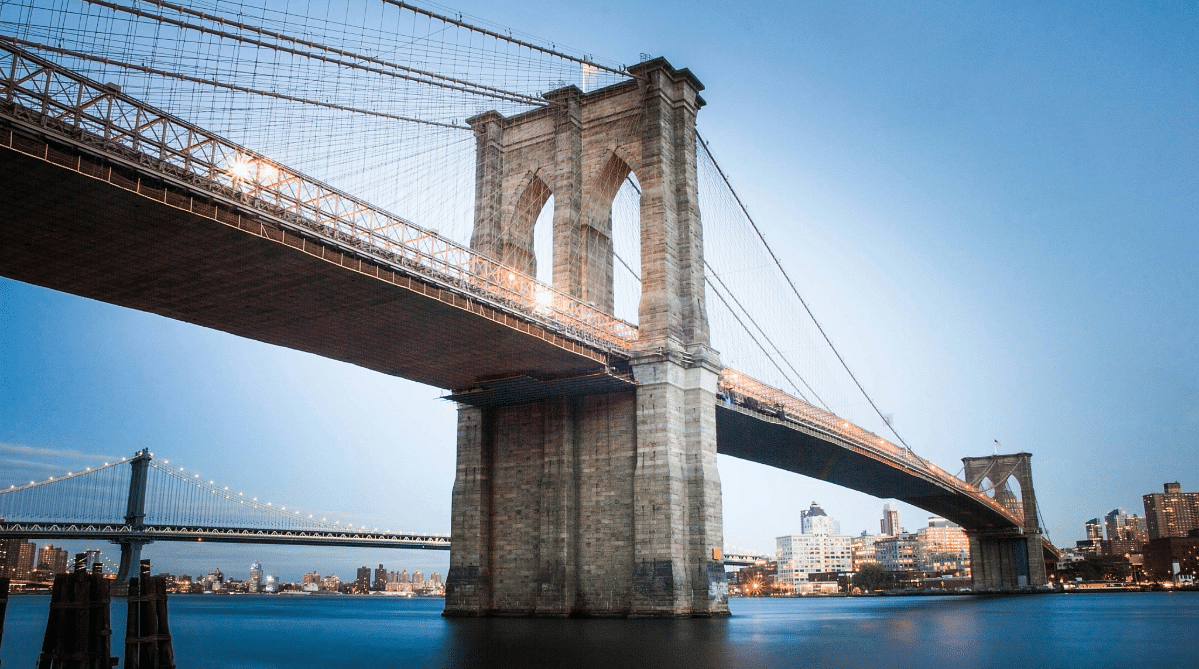布魯克林大橋，紐約市