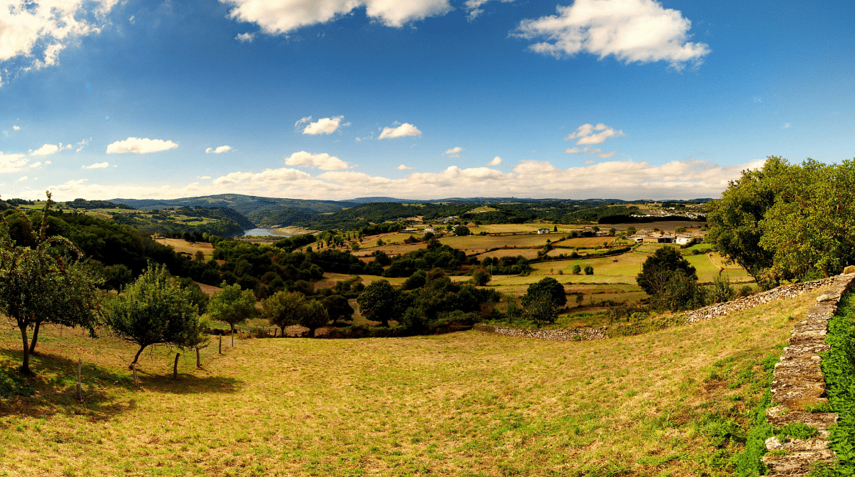 Countryside along the Camino de Santiago, Spain