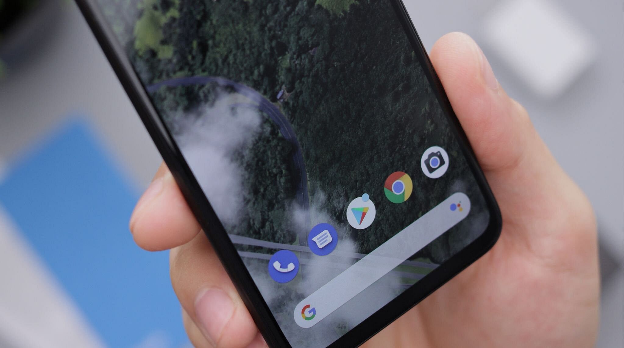 Google Pixel con le app Google visualizzate