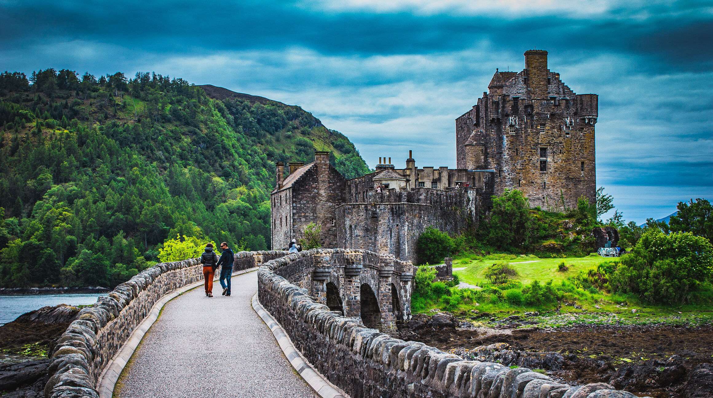 Castle in the Scottish highlands