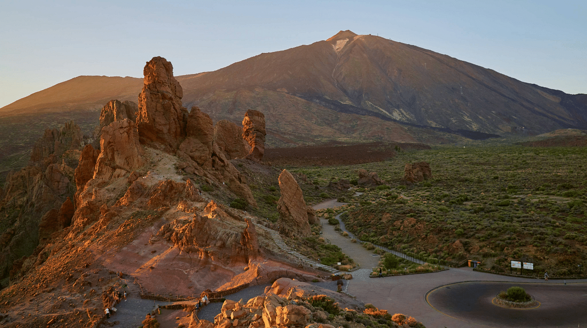 Mountainscape in Tiede National Park, Santa Cruz de Tenerife