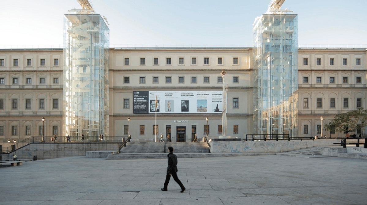 Exterior of Reina Sofia Museum, Madrid