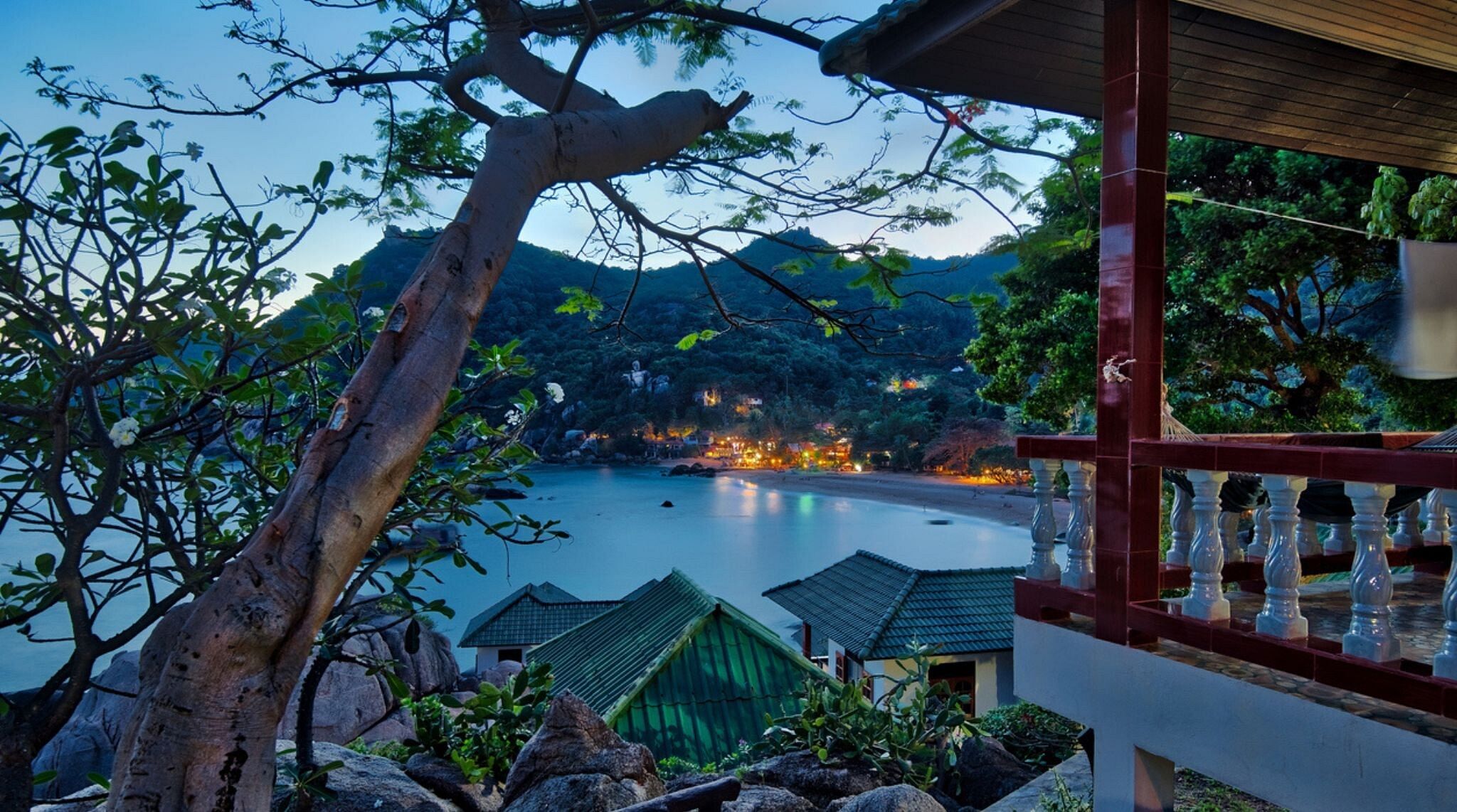 illustration paysage thailande